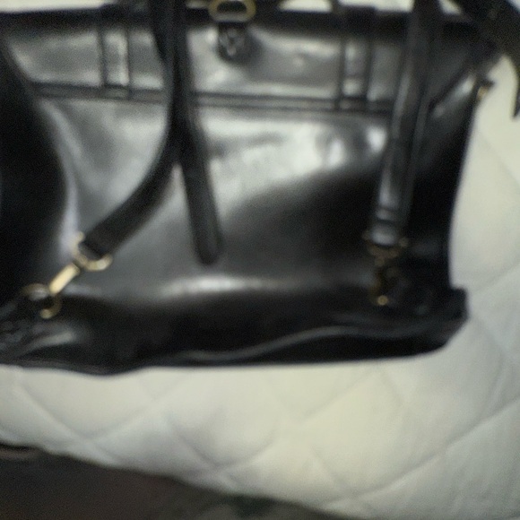 ECOSUSI Convertibl work bag / backpack / laptop bag. Black leather. - Picture 2 of 11